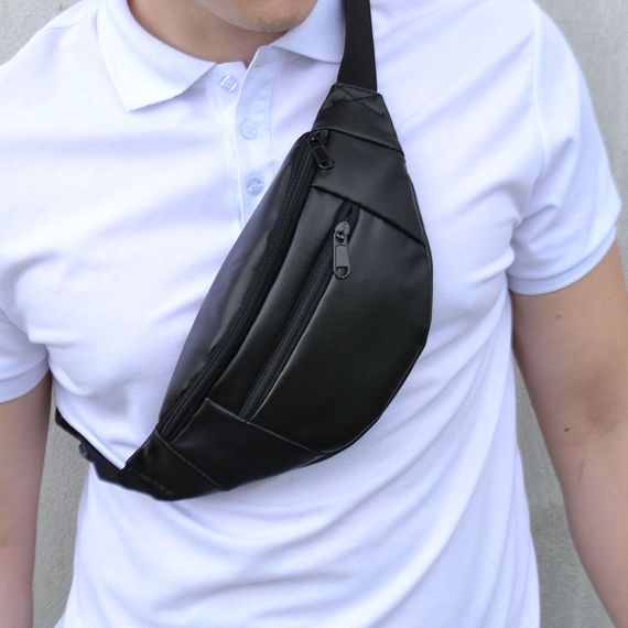 Бананка для телефона , Сумка для города, AB-536 Бананка черная | Зображення 9