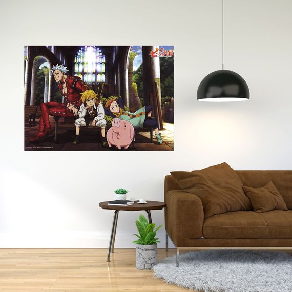 Плакат-постер з принтом Кавун Nanatsu no Taizai - Сім смертних гріхів А3 ПЛ000808(А3+)