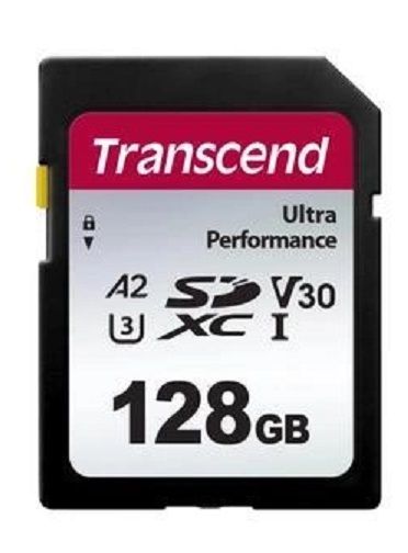 Карта пам'яті Transcend SD 128GB C10 UHS-I U3 A2 R160/W90MB/s 4K (TS128GSDC340S)