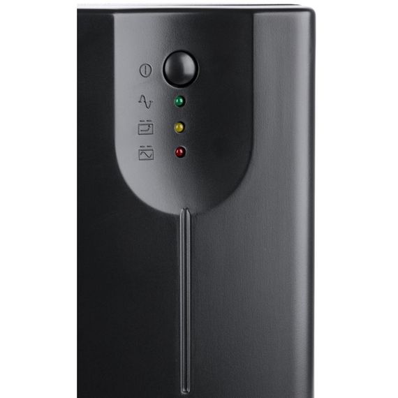 Пристрій безперебійного живлення Vinga LED 600VA metal case with USB (VPE-600MU) | Зображення 2