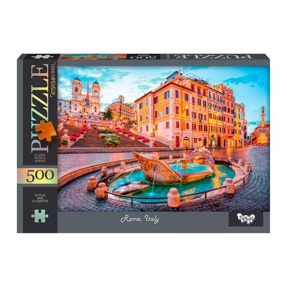 Пазл "Rome. Italy" Danko Toys C500-14-04, 500 эл.