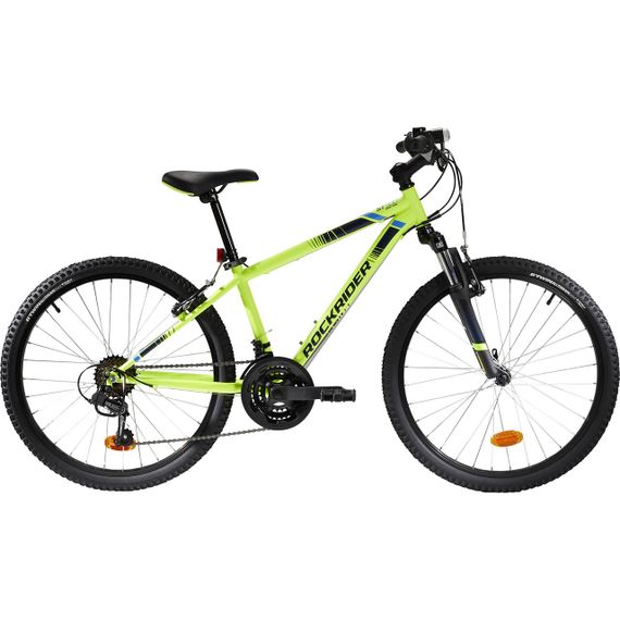 Велосипед гірський Rockrider ST 500 для дітей від 9 до 12 років 24" неоновий