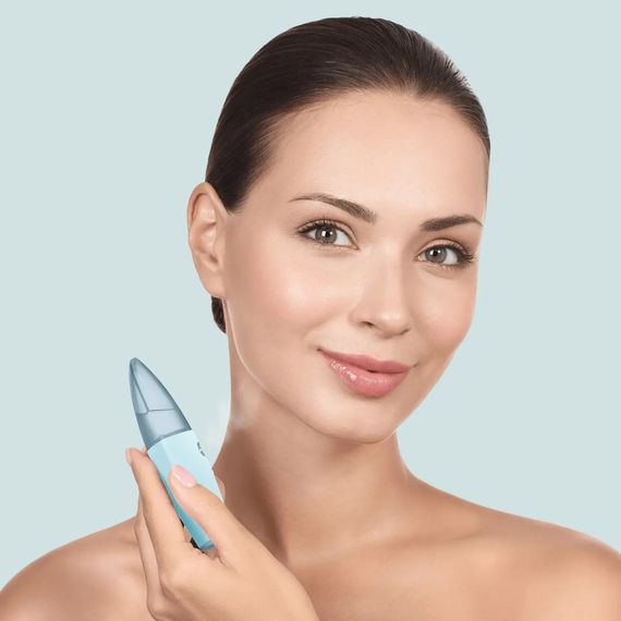 Зволожувач для шкіри обличчя GESKE Facial Hydration Refresher 4 in 1 gray, Бірюзовий | Зображення 3