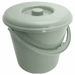 Відро 14л пластик сірий Алеана