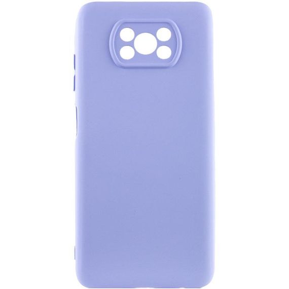 Чохол Silicone Cover Ummi Lakshmi Full Camera (AA) для Xiaomi Poco X3 NFC / Poco X3 Pro Бузковий / Dasheen