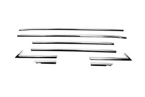 Нижні молдинги стекол OmsaLine (8 шт., нерж.) для Opel Crossland X