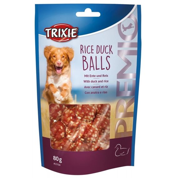 Лакомство для собак с уткой Trixie Premio Rice Duck Balls, 100 гр
