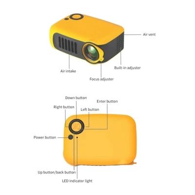 Проектор XPRO PANOPLUS KIND ORANGE для детей и взрослых с WiFI трансляцией с телефона для iOS и Android и поддержкой Powerbank (L2VHE4_1499) | Зображення 3