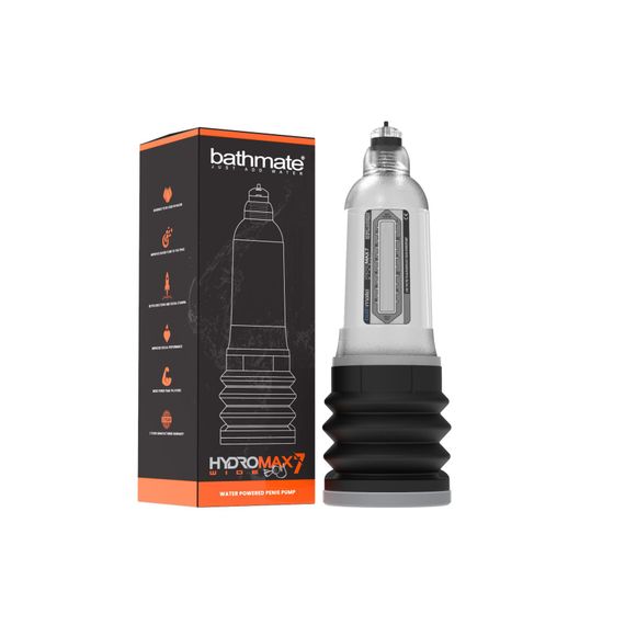 Гідропомпа Bathmate Hydromax 7 WideBoyClear, для члена довжиною від 12,5 до 18 см, діаметр до 5,5 см | Зображення 3