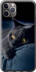 Чехол на iPhone 11 Pro Max Дымчатый кот "825u-1723-17620"
