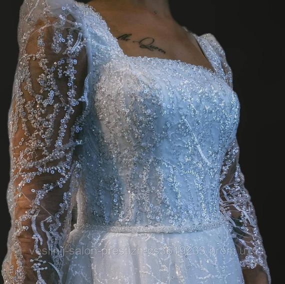 Свадебное платье с паеткой | Зображення 3