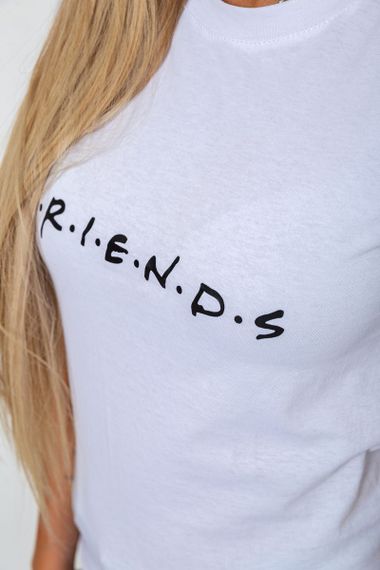 Футболка жіноча з принтом, колір білий, 238R57396 | Зображення 4