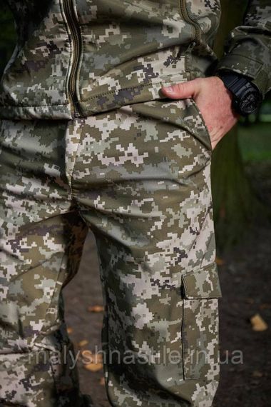 Штани Soft Shell «Combat» піксель ЗСУ | Зображення 4