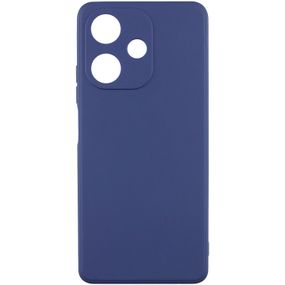 Силиконовый чехол Candy Full Camera для Infinix Hot 30 Синий / Dark Blue