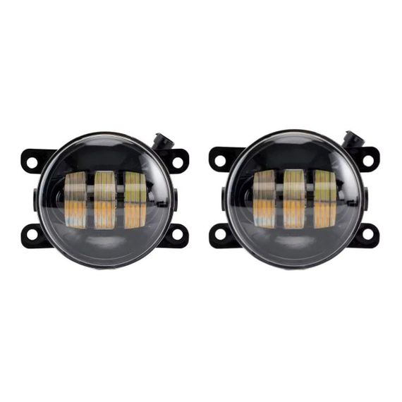 Комплект протититуманних LED фар AllLight FB-350Y D=90 мм White+Yellow (Renault, Citroen, Ford, Mitsubishi, Opel, | Зображення 2