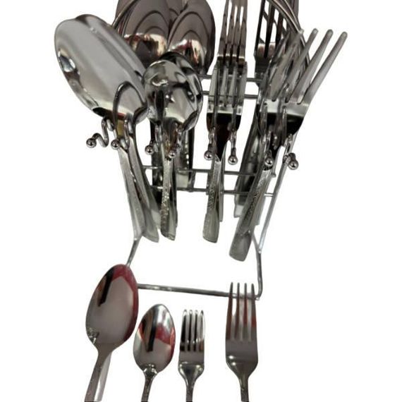 Набір столових приладів 24 предметів на підставці Top Kitchen A 24 Срібло