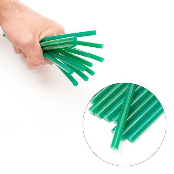 Комплект стрижнів клейових зелених 7,4 мм * 200 мм, 12 шт. INTERTOOL RT-1059 | Зображення 3