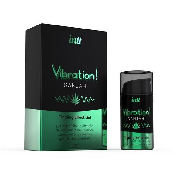 Рідкий вібратор - Intt Vibration! Ganjah, 15 мл Sex Aura