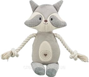 Іграшка для собак Trixie єнот плюшевий сірий 33 см TX-36155