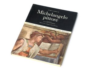 Книга про італійського живописця, скульптора Мікеланджело із серії L´opera completa di Michelangelo pittore