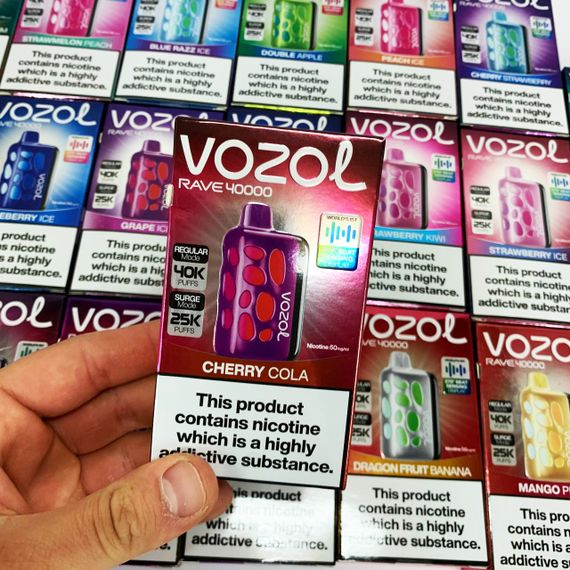 Vozol Rave 40000. Вишня Кола (Cherry Cola) | Зображення 1