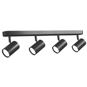 Світильник VIDEX під лампу 4xGU10 накладний поворотний VL-SPF05B-WPB