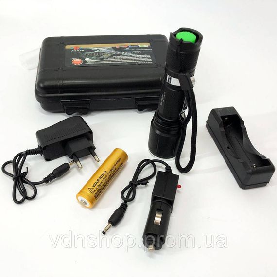 Светильник пылевлагозащищённый Bailong BL-1860-T6, Супер яркий лед фонарик, Мощные ручные фонари sofirn KE-76 | Зображення 5