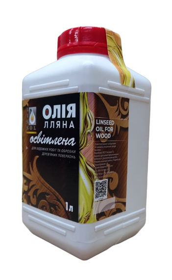 Масло льняное осветленное LISSOL для дерева 1 л | Зображення 2