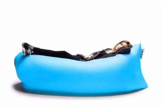 Ламзак надувной диван гамак матрас лежак Lamzac для отдыха, пляжа, природы 200х60 см | Зображення 4