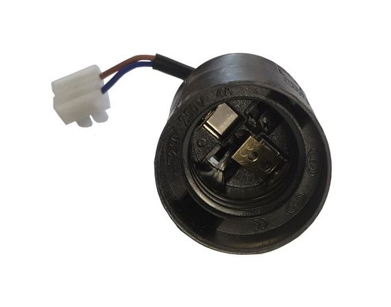 Патрон подвесной со шнуром пластик Е27 черный Ny95000856 | Зображення 1