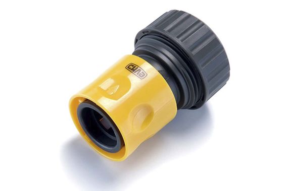 Конектор швидкознімний з аквастопом 1/2 для шланга 3/4 СИЛА 5511641