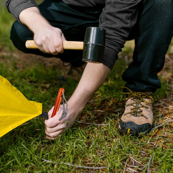 Набір кілочків для намету Mountain Goat алюмінієві 15 см, Y-подібні 10 шт (P-5905973406888) | Зображення 8