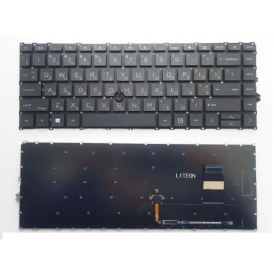 Клавиатура ноутбука HP EliteBook 745 G7/G8, 840 G7/G8 черна з ТП UA (A46209)