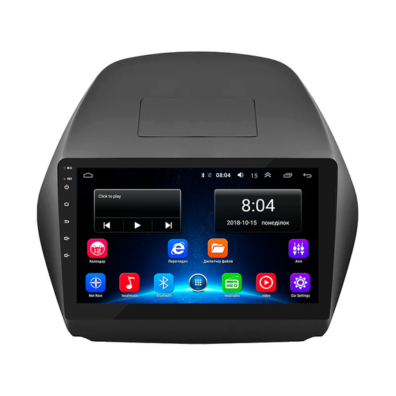 Штатная магнитола Lesko для Hyundai Tucson II 2009-2015 экран 10" 2/32Gb/ Wi-Fi Optima GPS Android