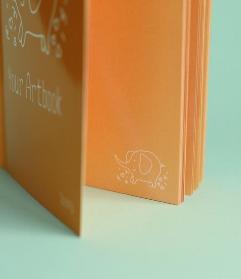Блокнот 4Profi Artbook "Spoony" elephant 40 листов  формат B6 902767 | Зображення 1