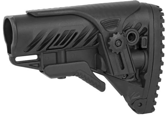 Приклад FAB Defense GLR-16 CP з регульованою щокою для AR15/M16. Black | Зображення 1