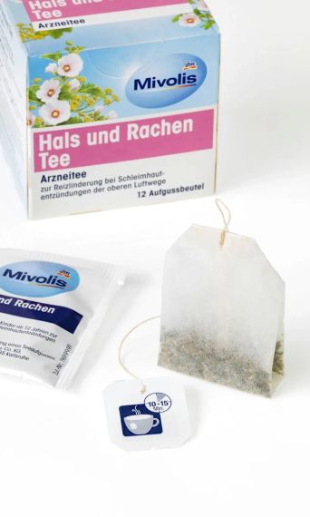 Лечебный чай для горла и гортани – облегчение боли, защита слизистой, 12 пакетиков | Зображення 1