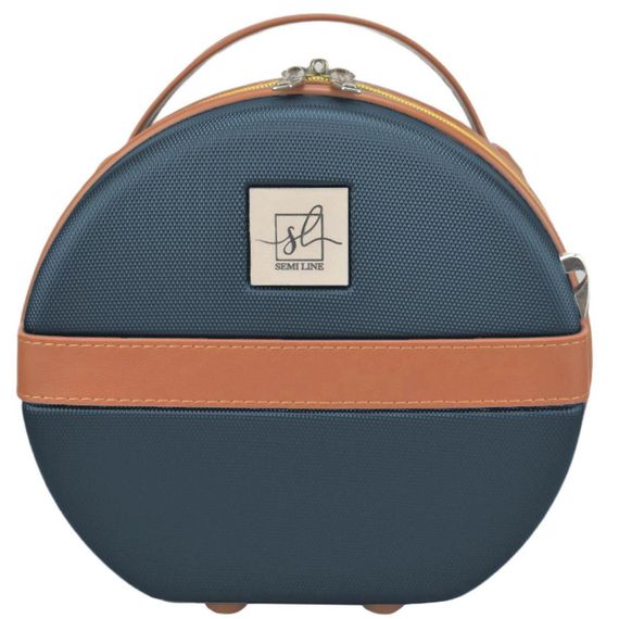 Бьюті-кейс Semi Line 5L Blue/Brown (T5672-1) | Зображення 4