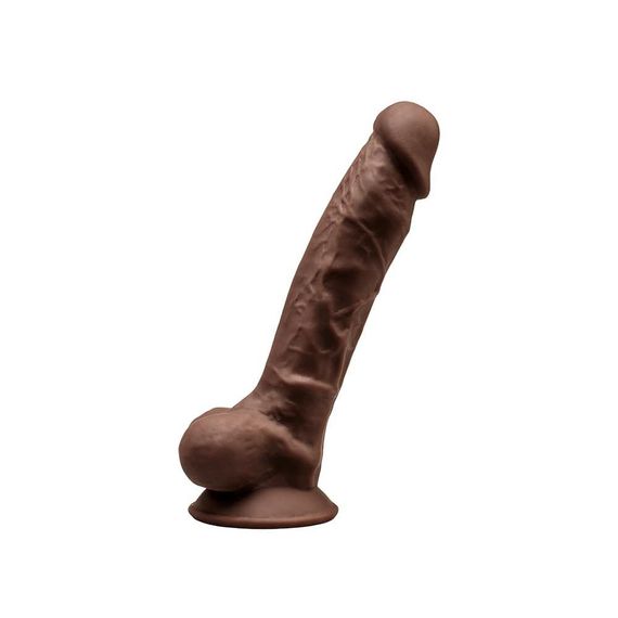 Фаллоимитатор SilexD Johnny Brown (MODEL 1 size 7in), двухслойный, силикон +Silexpan, диаметр 3,8см Sex Aura | Зображення 1