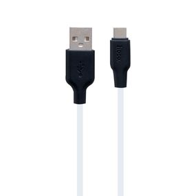 Кабель для зарядки телефона. USB Hoco X21 Plus Silicone Type-C