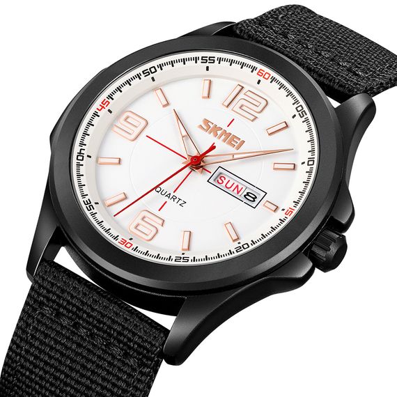 Skmei 9315BKWT Black-White | Зображення 1