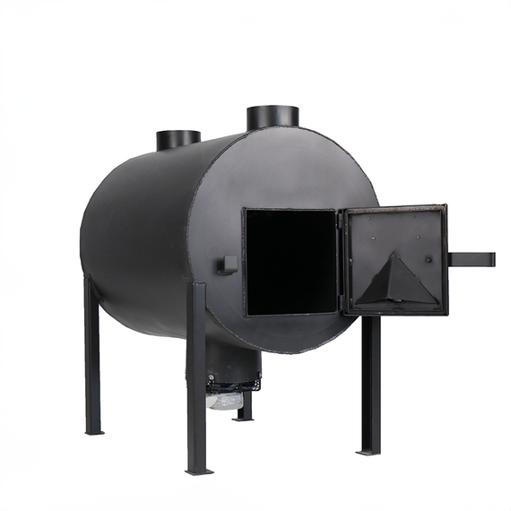 Дров'яна піч буржуйка Екожар Про 500 плюс комплект із вентилятором ВЖИВАНА (1міс.) | Зображення 1