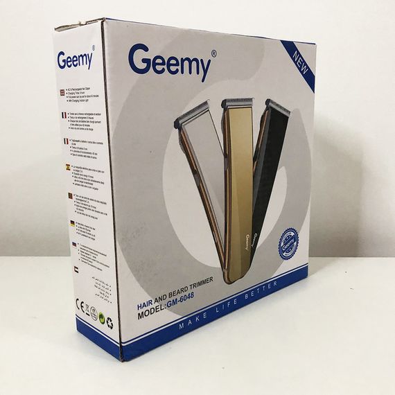 Машинка для стрижки для дому GEMEI GM-6048, Тример для скронь, Машинка чоловіча WT-110 для гоління | Зображення 2