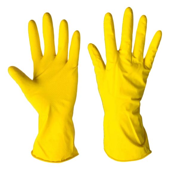 Перчатки хозяйственные латексные WHL-01M размер М WERK