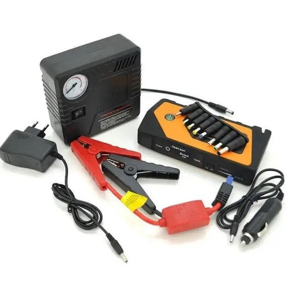 Пусковий пристрій з компресором для авто Jump Starter 9980mAh VW-45