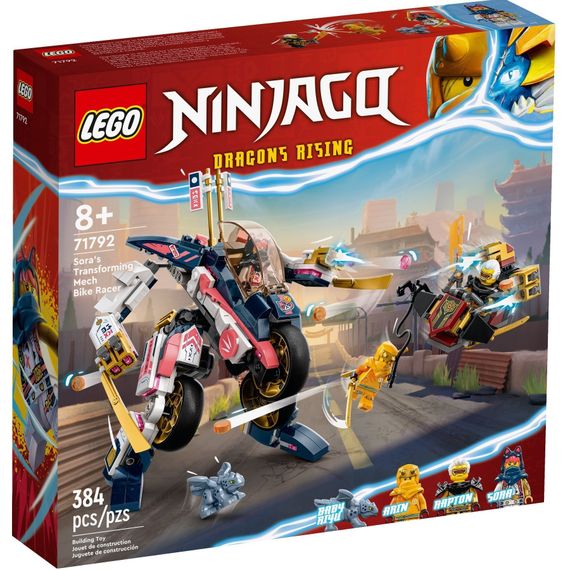 Конструктор LEGO Ninjago Перегоновий робобайк-трансформер Сори (71792) | Зображення 8