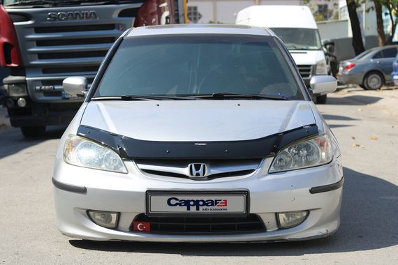 Дефлектор капота (EuroCap) для Honda Civic Sedan VII 2001-2006 гг | Зображення 1