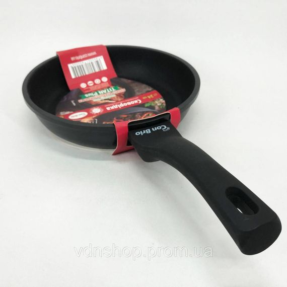 Якісні кухонні сковорідки Con, Сковорода для приготування на плиті, Сковорода для варіння PT-12 | Зображення 2