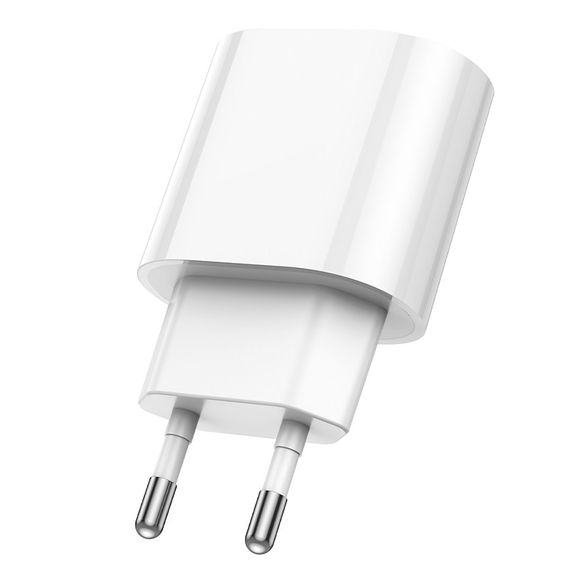 СЗУ 110-240V HOCO C109A 1xUSB-C, PD20W, White, Blister | Зображення 3