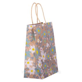 Набір подарункових крафтових пакетів з паперу 12 (шт.) гарні пакети для подарунків 15×8×21 (см) HP-10359-6BL